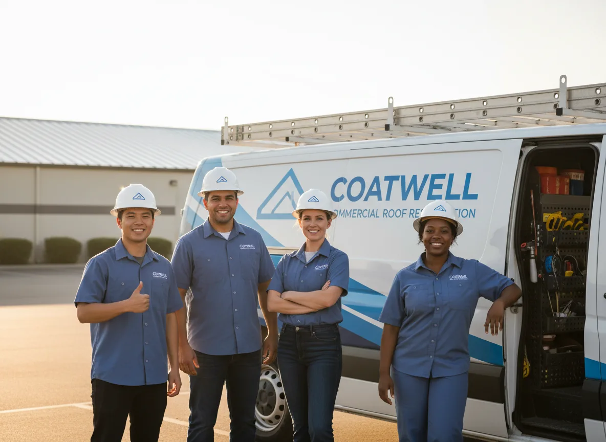 Commercial roof coating company in Davis, OK
